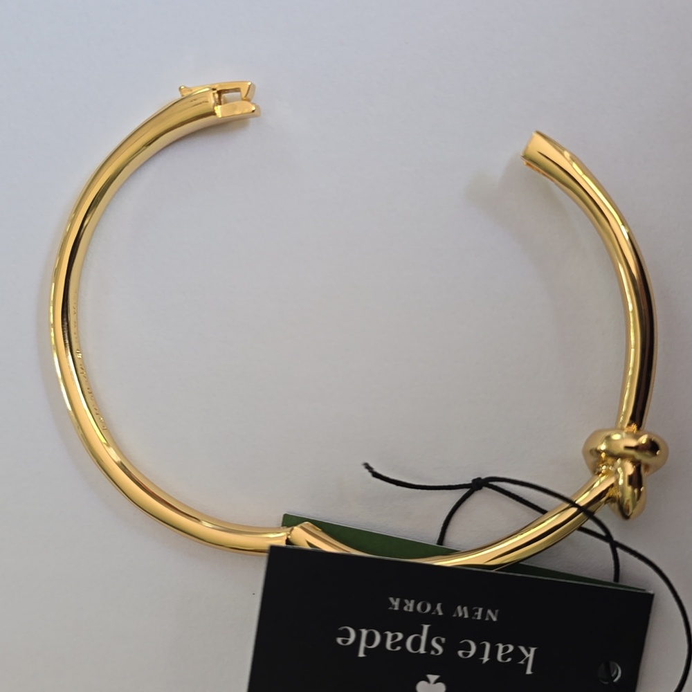 Kate Spade Gold Knot Bracelet NWT - Picture 7 of 8